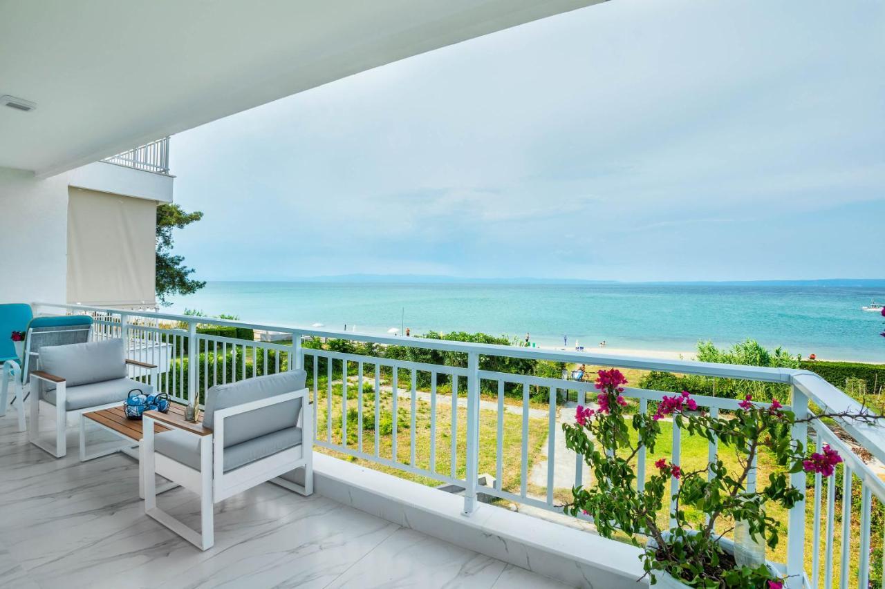 Beach Front Casa Elena Hanióti Kültér fotó