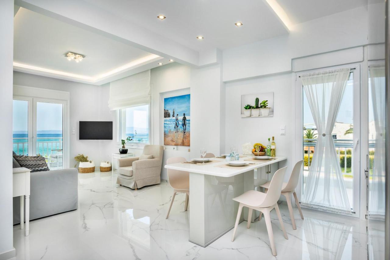 Beach Front Casa Elena Hanióti Kültér fotó